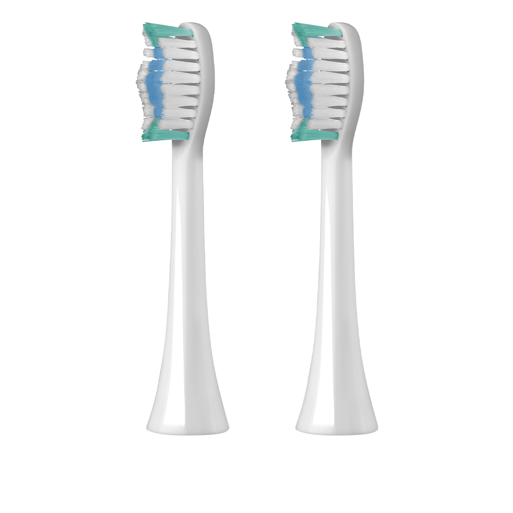 Набор сменных насадок для зубной щетки REDMOND N4702 (белый) сменные насадки для электрической зубной щетки colgate 360 средней жесткости 2 шт