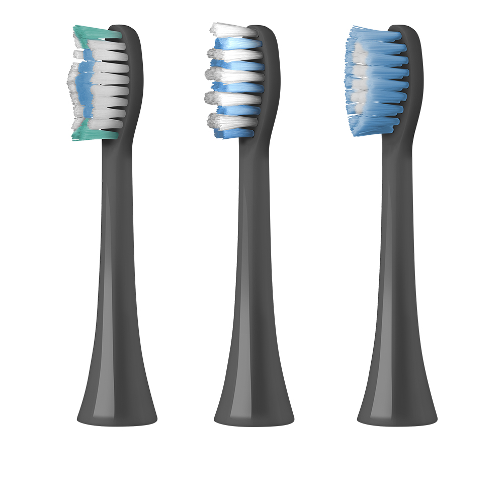 Набор сменных насадок для зубной щетки REDMOND N4703 (серый) набор для чистки зубов многоразовые насадки для чистки зубов