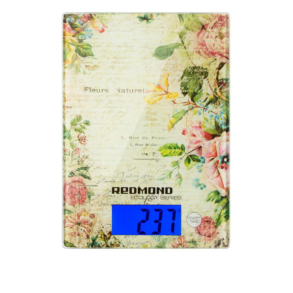 Весы кухонные REDMOND RS-736 (цветы)