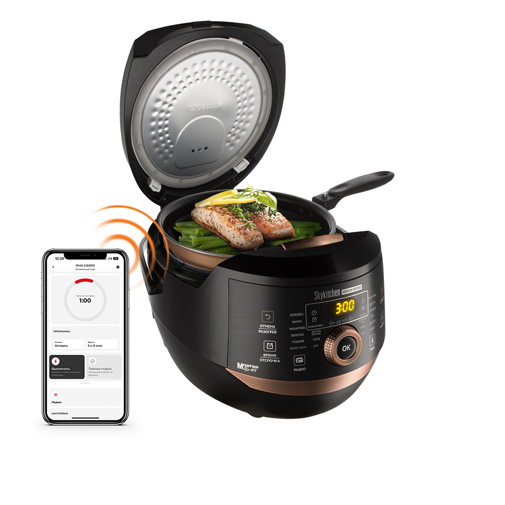 Умная мультикухня РЕДМОНД SkyKitchen CB391S со сковородой