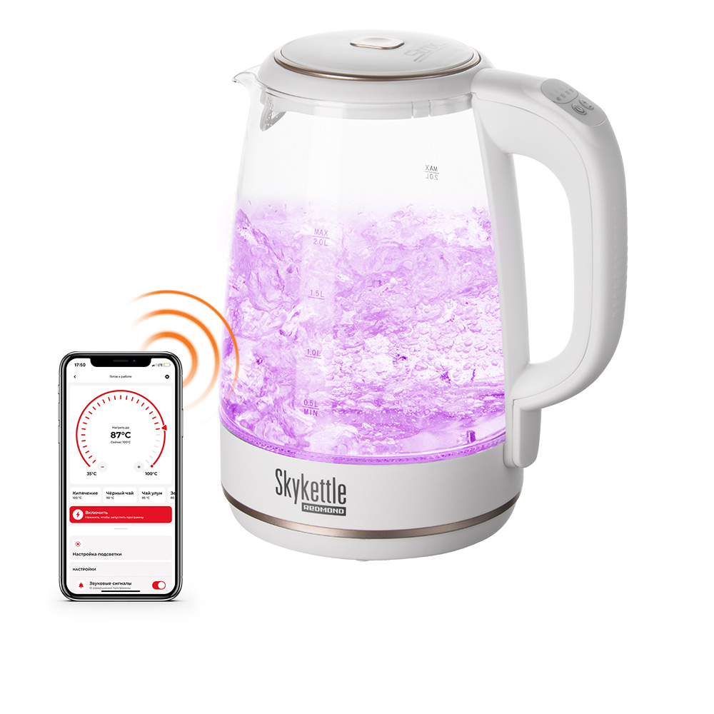 

Умный чайник-светильник РЕДМОНД SkyKettle G203S