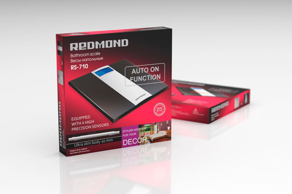 Напольные весы REDMOND RS-710 (черный) - фото 3 - купить в интернет-магазине Редмонд