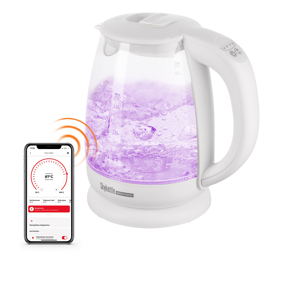 

Умный чайник-светильник РЕДМОНД SkyKettle G211S