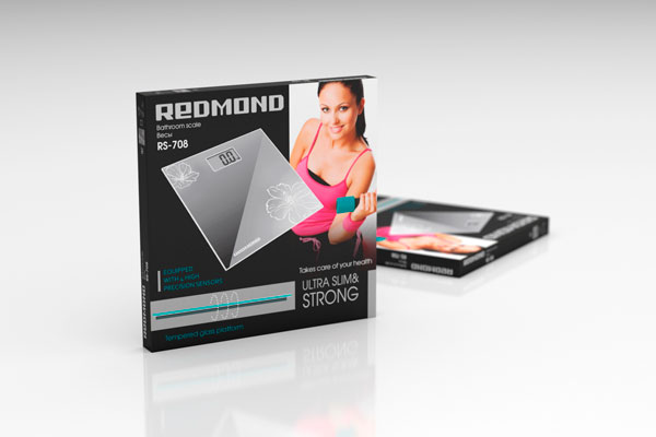 Напольные весы REDMOND RS-708 (серебро) - фото 3 - купить в интернет-магазине Редмонд