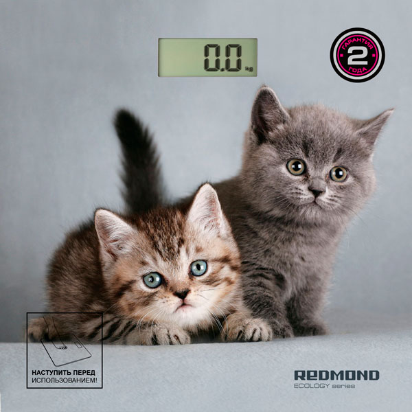 Напольные весы REDMOND RS-735 (котята) - фото - купить в интернет-магазине Редмонд