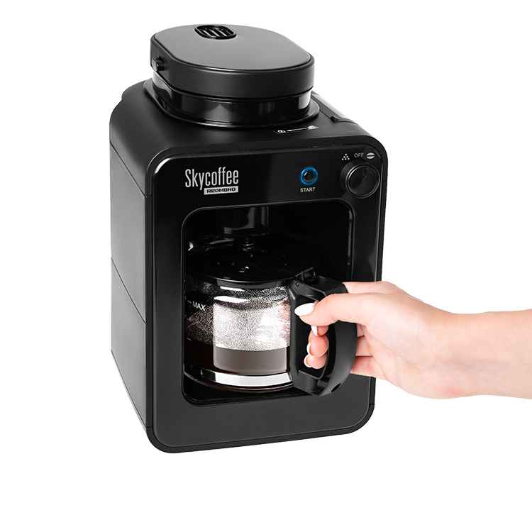 Кофеварка со встроенной кофемолкой REDMOND SkyCoffee M1505S-E - фото 4 - купить в интернет-магазине Редмонд