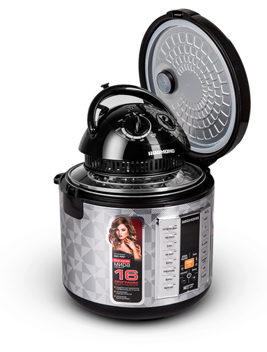 Мультикухня REDMOND RMK-272 с аэрогрилем, подъемным нагревательным элементом - фото 4 - купить в интернет-магазине Редмонд