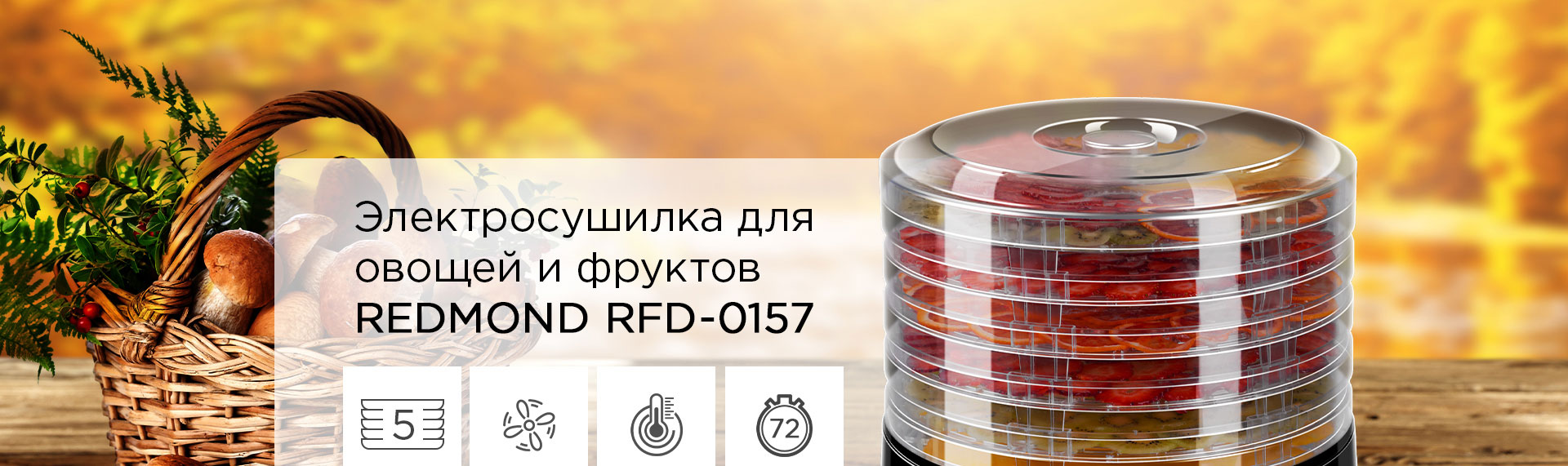 Электросушилка REDMOND RFD-0157: купить в Москве, СПб, России - отзывы,  цена на RFD-0157 | Фирменный магазин REDMOND