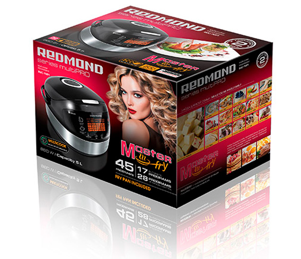 Мультиварка-мультикухня REDMOND MasterFry® FM91 со сковородой, подъемный нагревательный элемент - фото 5 - купить в интернет-магазине Редмонд