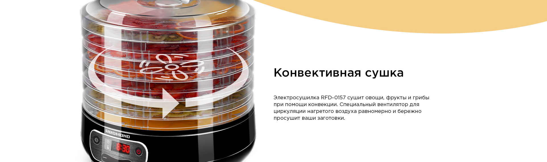 Электросушилка REDMOND RFD-0157: купить в Москве, СПб, России - отзывы,  цена на RFD-0157 | Фирменный магазин REDMOND