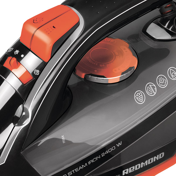 Утюг REDMOND RI-C244 (оранжевый) - фото 8 - купить в интернет-магазине Редмонд