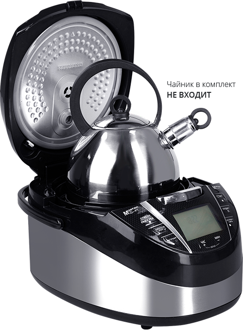 Мультикухня REDMOND RMK-232 с аэрогрилем, сковородой, подъемным нагревательным элементом - фото 3 - купить в интернет-магазине Редмонд