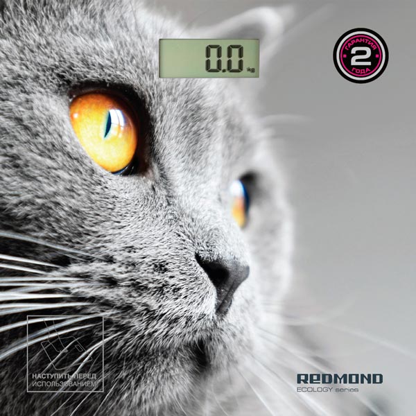Напольные весы REDMOND RS-735 (кошка) - фото - купить в интернет-магазине Редмонд