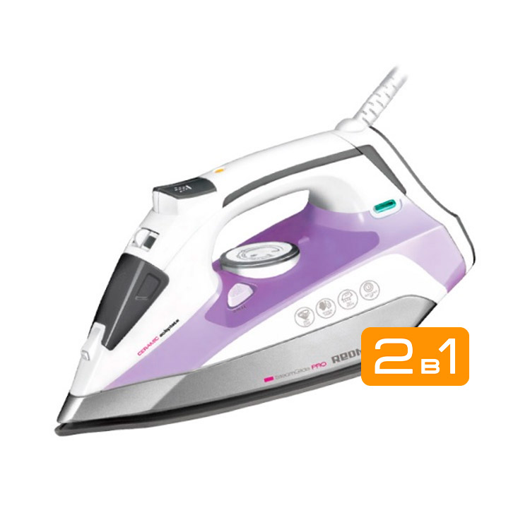 Утюг REDMOND RI-C222-E (фиолетовый) - фото - купить в интернет-магазине Редмонд