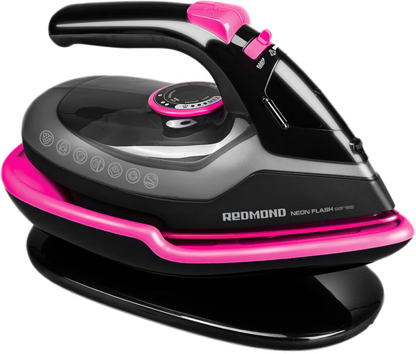 Утюг беспроводной REDMOND RI-C234 (розовый) - фото 2 - купить в интернет-магазине Редмонд