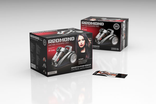 Пылесос REDMOND RV-C316 (серый) - фото 2 - купить в интернет-магазине Редмонд