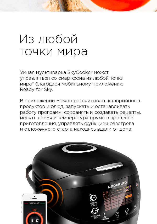Умная мультиварка REDMOND SkyCooker M92S: купить в Москве, СПб, России ...
