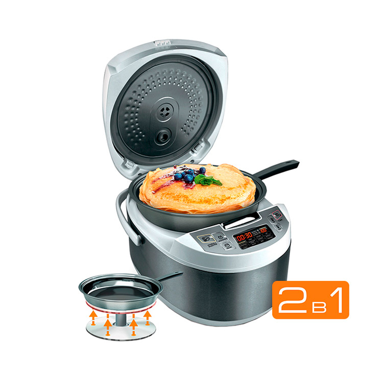 Мультиварка-мультикухня REDMOND MasterFry FM4520 со сковородой, подъемный нагревательный элемент - фото - купить в интернет-магазине Редмонд
