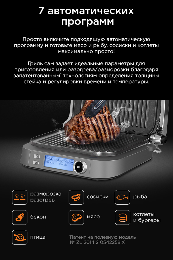 Гриль-духовка SteakMaster REDMOND RGM-M816P: купить в Москве, СПб ...