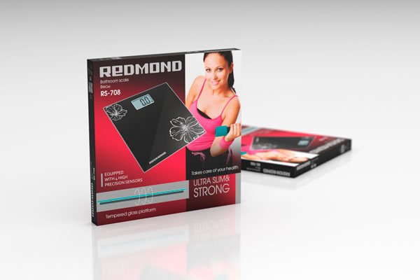 Напольные весы REDMOND RS-708 (черный) - фото 2 - купить в интернет-магазине Редмонд