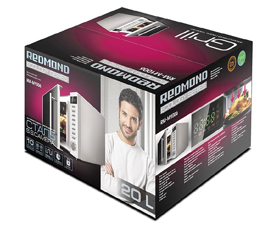 Микроволновая печь REDMOND RM-M1006 - фото 2 - купить в интернет-магазине Редмонд