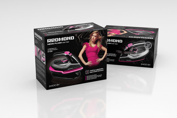 Утюг беспроводной REDMOND RI-C234 (розовый) - фото 3 - купить в интернет-магазине Редмонд