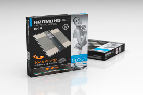 Напольные весы REDMOND RS-719 (серый) - фото 4 - купить в интернет-магазине Редмонд