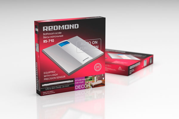 Напольные весы REDMOND RS-710 (серебро) - фото 4 - купить в интернет-магазине Редмонд