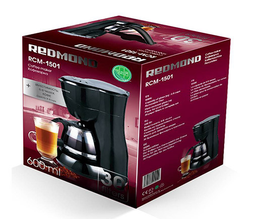 Кофеварка REDMOND RCM-1501 - фото 5 - купить в интернет-магазине Редмонд