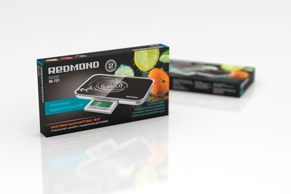 Весы кухонные REDMOND RS-721 (черный) - фото 2 - купить в интернет-магазине Редмонд