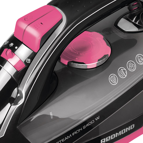 Утюг REDMOND RI-C244 (розовый) - фото 8 - купить в интернет-магазине Редмонд