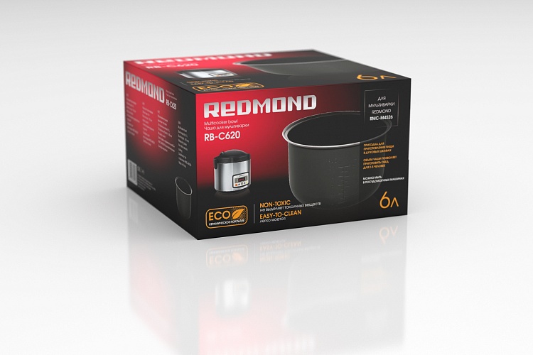 Чаша для мультиварки REDMOND RB-C620 - фото 2 - купить в интернет-магазине Редмонд