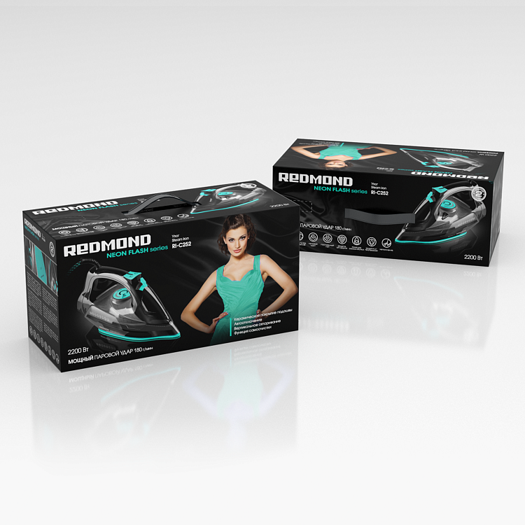 Утюг REDMOND RI-C252 (мятный) - фото 9 - купить в интернет-магазине Редмонд