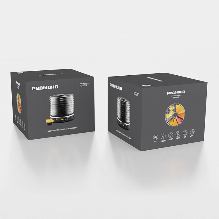 Электросушилка РЕДМОНД FD1103 (черный) - фото 13 - купить в интернет-магазине Редмонд