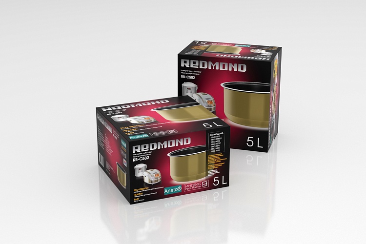 Чаша с керамическим покрытием REDMOND RB-C502 - фото 3 - купить в интернет-магазине Редмонд