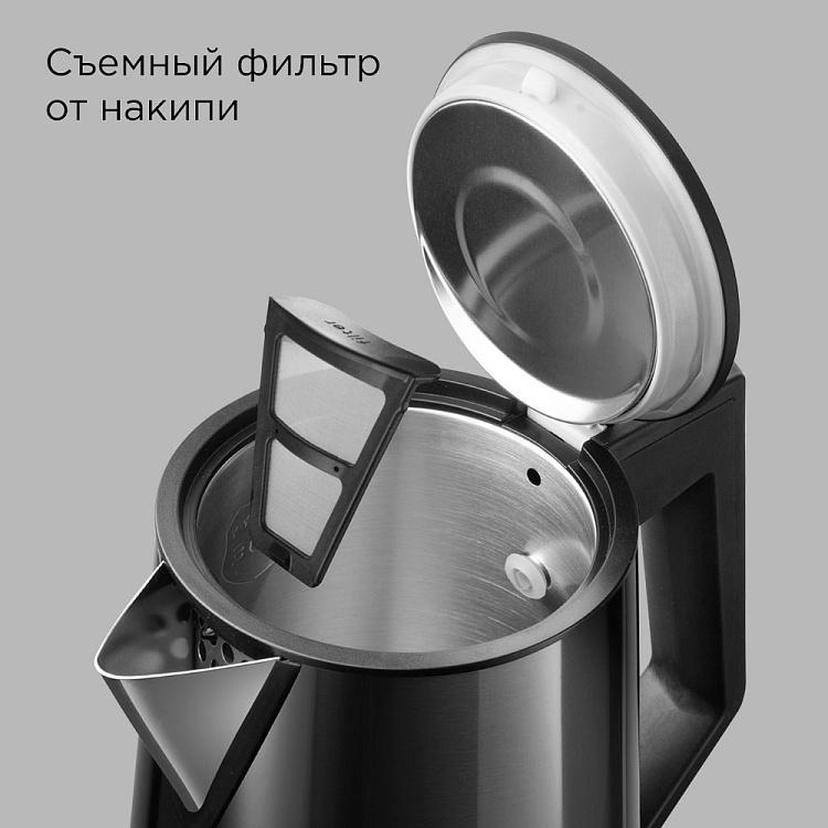 Электрический чайник РЕДМОНД KM244 (черный) - фото 5 - купить в интернет-магазине Редмонд