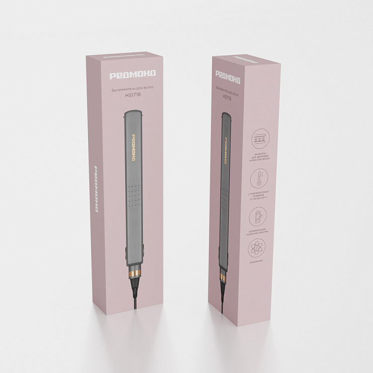 Выпрямитель для волос РЕДМОНД HS1718 - фото 8 - купить в интернет-магазине Редмонд