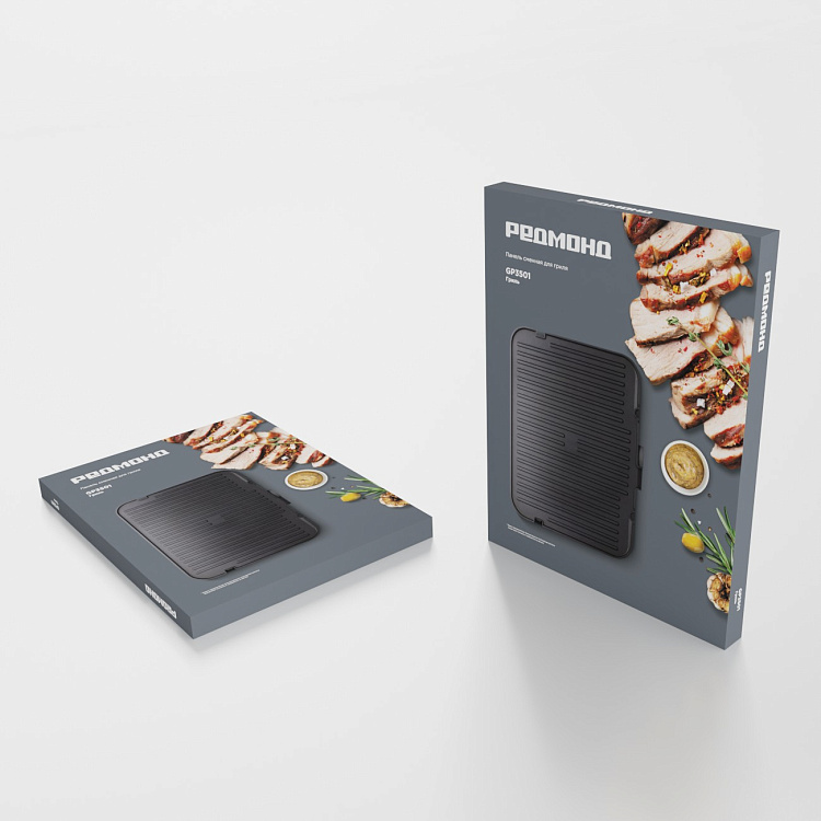 Сменная панель для гриля РЕДМОНД GP3501 - фото 2 - купить в интернет-магазине Редмонд