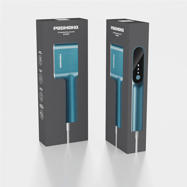 Отпариватель ручной РЕДМОНД SH1632 (синий) - фото 12 - купить в интернет-магазине Редмонд
