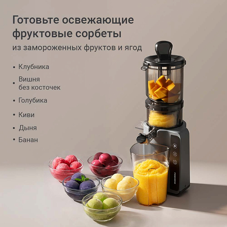 Соковыжималка шнековая РЕДМОНД J1409 - фото 4 - купить в интернет-магазине Редмонд