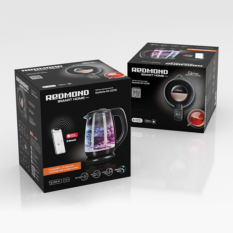 Умный чайник-светильник REDMOND SkyKettle G233S - фото 10 - купить в интернет-магазине Редмонд