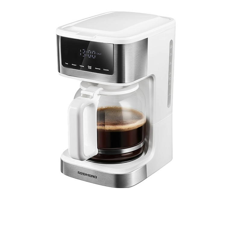 Кофеварка РЕДМОНД CM712 (белый) - фото - купить в интернет-магазине Редмонд