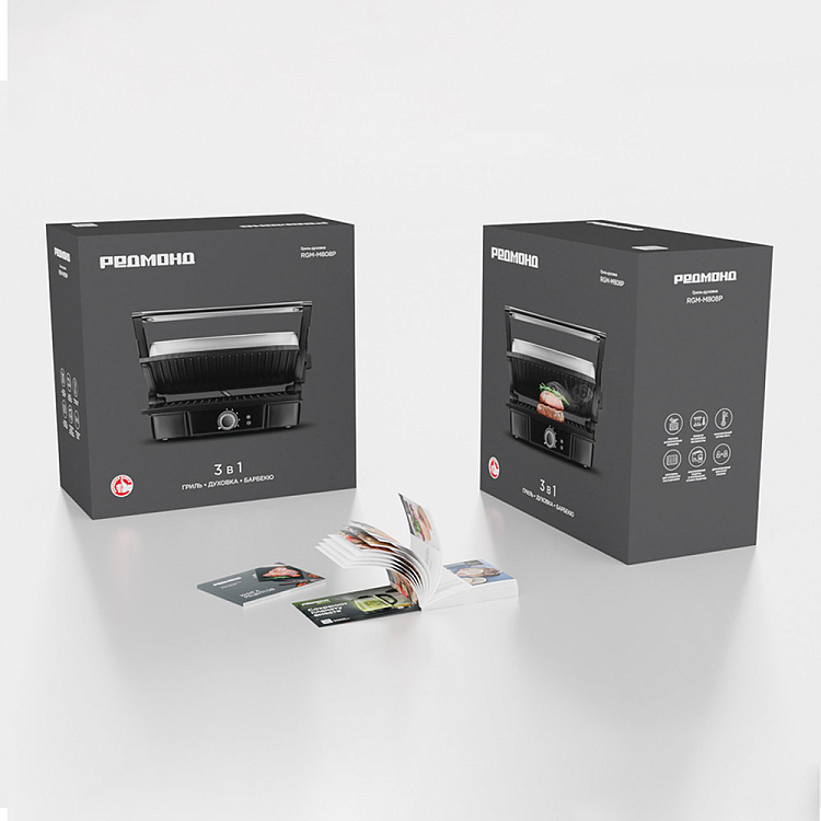 Гриль-духовка РЕДМОНД SteakMaster RGM-M808P - фото 10 - купить в интернет-магазине Редмонд