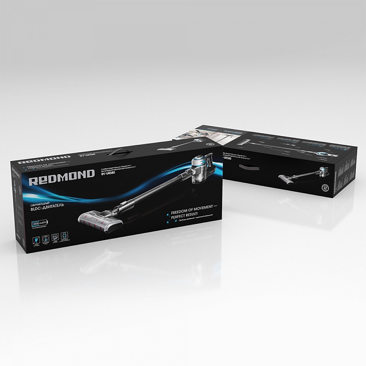 Пылесос вертикальный беспроводной REDMOND RV-UR380 - фото 11 - купить в интернет-магазине Редмонд