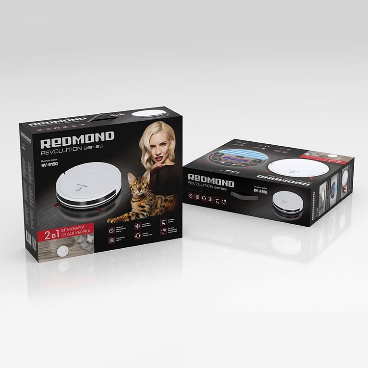 Робот-пылесос REDMOND RV-R150 - фото 10 - купить в интернет-магазине Редмонд