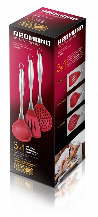 Набор силиконовых ложек REDMOND RAM-KS1 - фото 2 - купить в интернет-магазине Редмонд