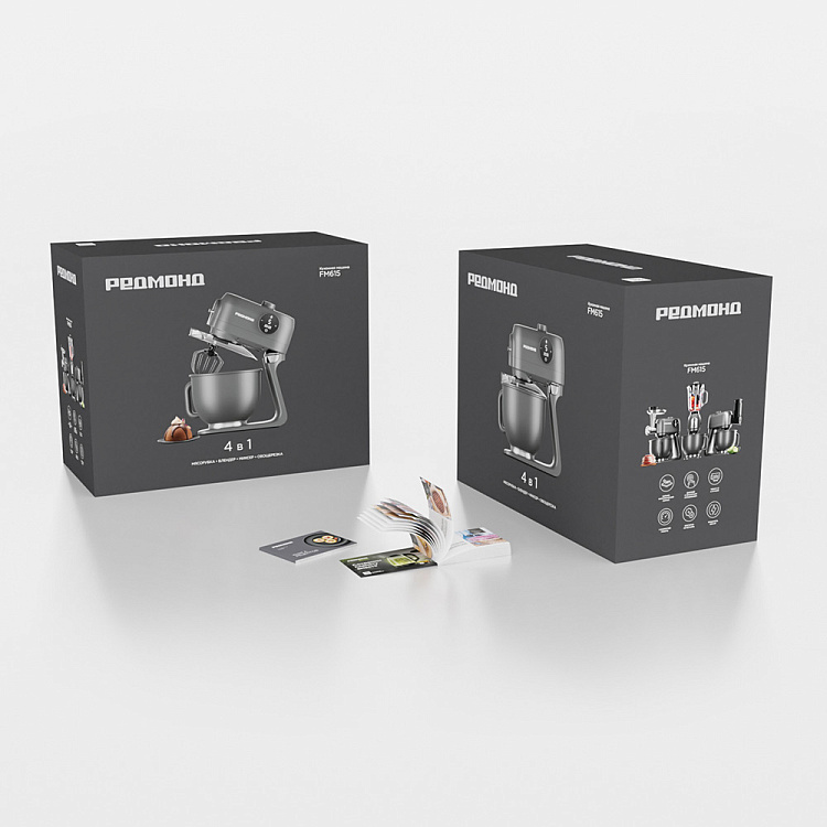 Кухонная машина РЕДМОНД FM615 (серый) - фото 14 - купить в интернет-магазине Редмонд