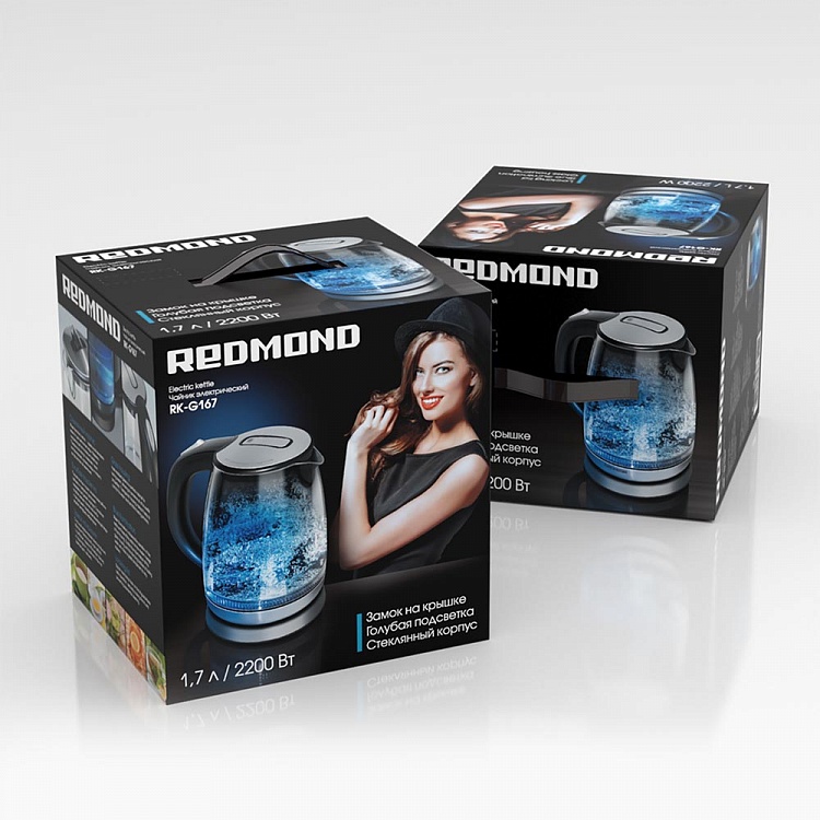 Электрический чайник REDMOND RK-G167 - фото 7 - купить в интернет-магазине Редмонд