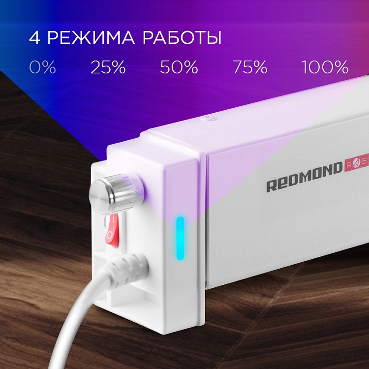 Обогреватель REDMOND SkyHeat 7002S (белый) - фото 3 - купить в интернет-магазине Редмонд