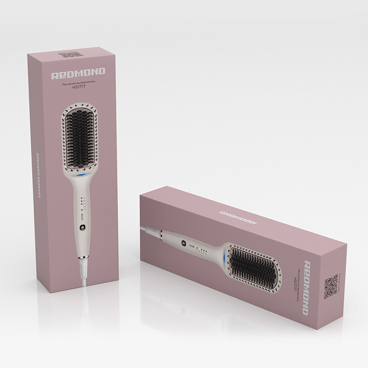 Расческа-выпрямитель для волос REDMOND HS1717 - фото 9 - купить в интернет-магазине Редмонд